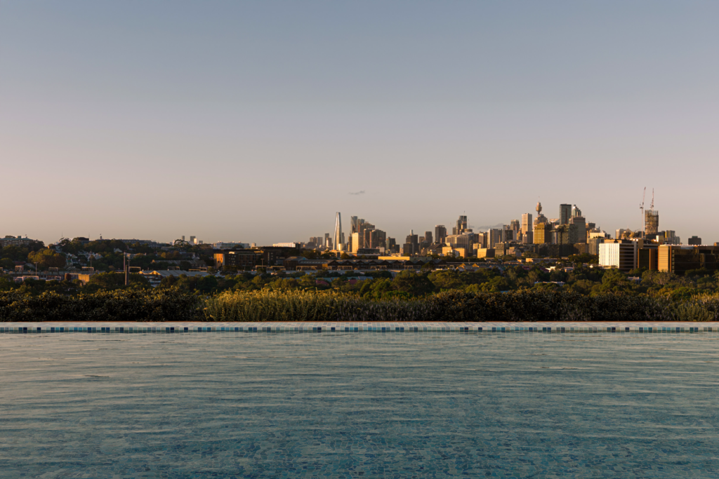 Rooftop pool